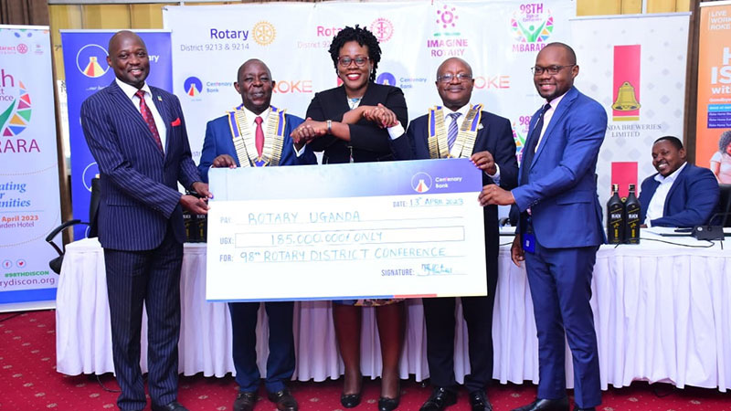 Read more about the article Centenary Bank Joins hands with Rotary Uganda